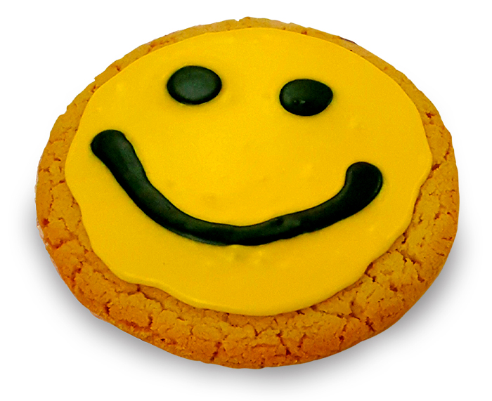 QD Classic Smiley Face Cookie